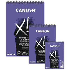 Canson XL Mixed Media Textured Çok Amaçlı Defterler - Canson