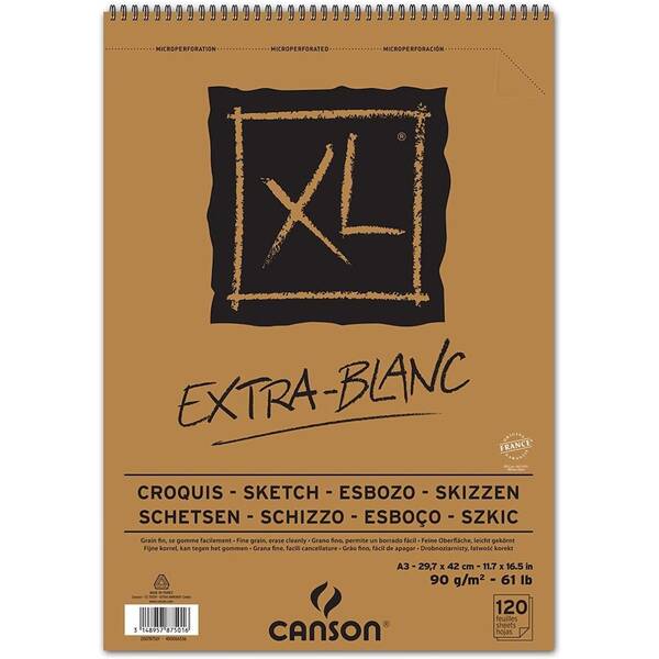 Canson XL Resim Defteri A3 90gr 120 Yaprak - 1