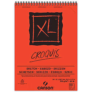 Canson XL Sketch Eskiz Defteri 90gr A4 50 Yaprak - Canson