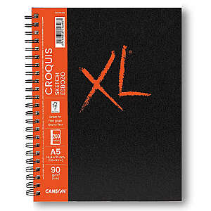 Canson XL Sketch Eskiz Defteri 90gr A5 200 Yaprak Sert Kapak - Canson