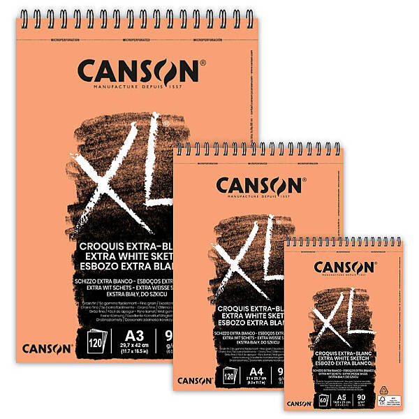 Canson XL Sketch Extra White Eskiz Defterleri - 1