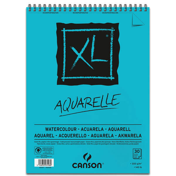 Canson XL Sulu Boya Defteri 300GR A3 30 Yaprak - 1
