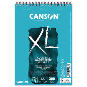 Canson XL Watercolour Sulu Boya Defteri 300gr A5 20 Yaprak - Canson