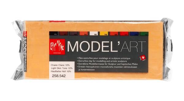 Caran Dache Model Art Plastilin 1000gr 258-54 Açık Turuncu