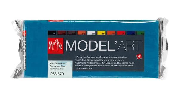 Caran Dache Model Art Plastilin 1000gr 258-670 Mavi