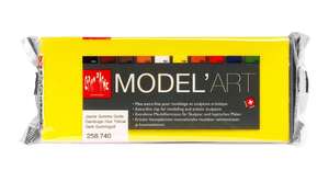 Caran Dache - Caran Dache Model Art Plastilin 1000gr 258-740 Sarı