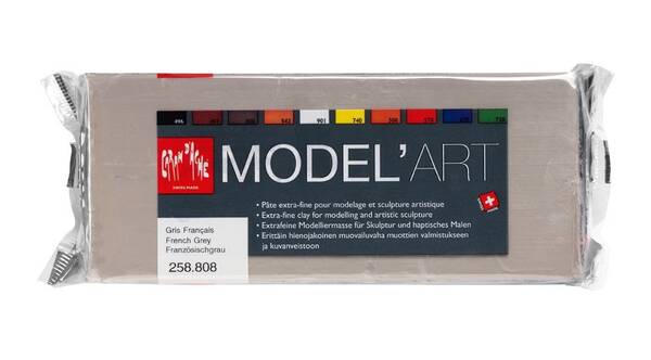 Caran Dache Model Art Plastilin 1000gr 258-808 Gri