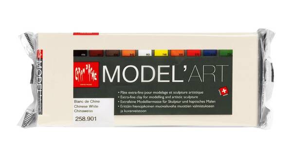 Caran Dache Model Art Plastilin 1000gr 258-901 Beyaz