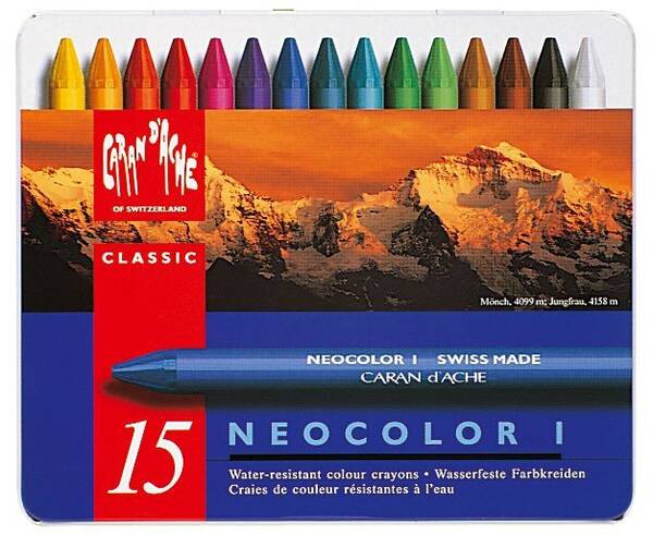 Caran Dache Neocolor I 15'li Pastel Boya Set 7000-315