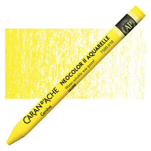 Caran Dache Neocolor II Aquarelle Pastel Boya 7500-010 Yellow - 1