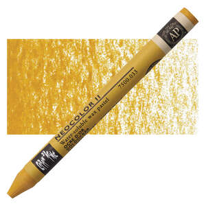 Caran Dache Neocolor II Aquarelle Pastel Boya 7500-033 Golden Ochre - 1