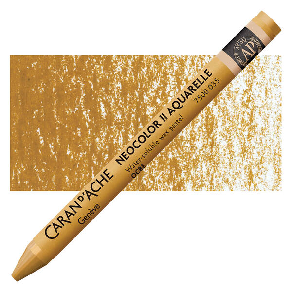 Caran Dache Neocolor II Aquarelle Pastel Boya 7500-035 Ochre - 1