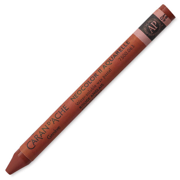 Caran Dache Neocolor II Aquarelle Pastel Boya 7500-063 English Red - 3