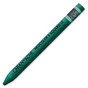 Caran Dache Neocolor II Aquarelle Pastel Boya 7500-229 Dark Green - 3