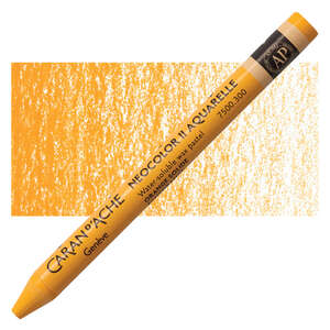 Caran Dache Neocolor II Aquarelle Pastel Boya 7500-300 Fast Orange - 1