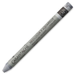 Caran Dache Neocolor II Aquarelle Pastel Boya 7500-498 Silver - 3