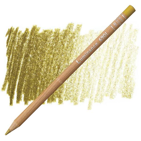 Carandache Artist Luminance Pencil 6901-025 Green Ochre - 1