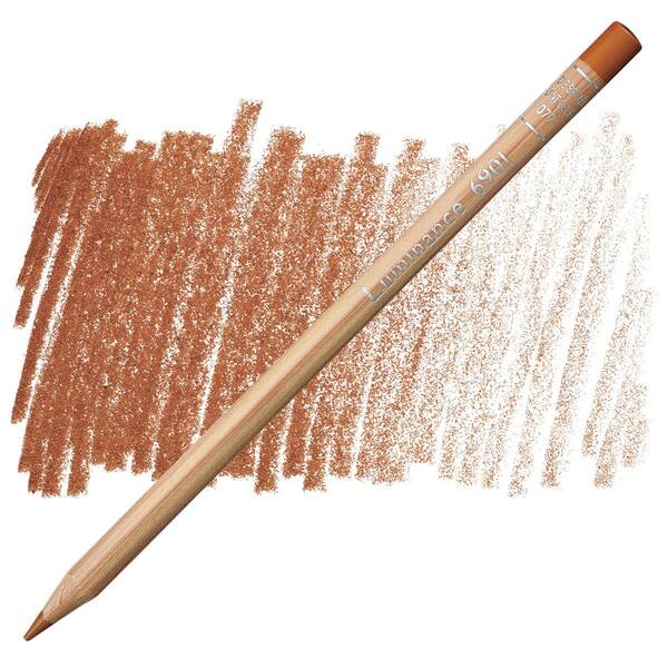 Carandache Artist Luminance Pencil 6901-077 Burnt Ochre - 1