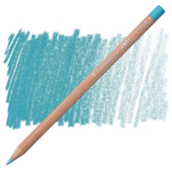 Carandache Artist Luminance Pencil 6901-171 Turquoise Blue