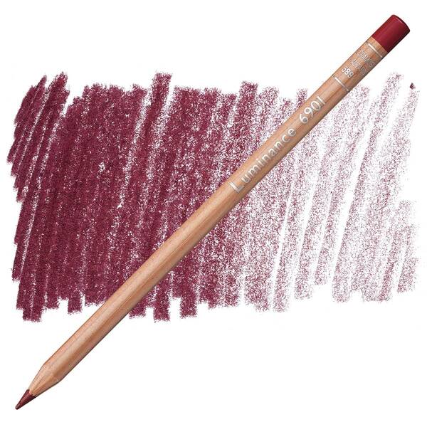 Carandache Artist Luminance Pencil 6901-589 Crimson Alizarin Hue - 1