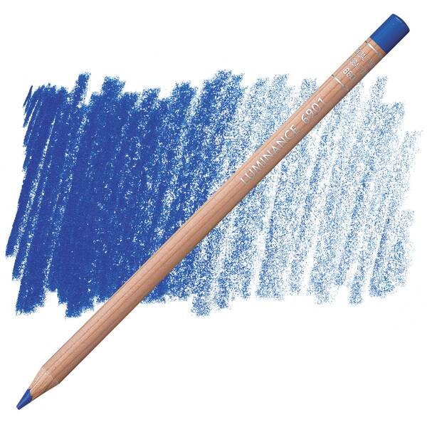 Carandache Artist Luminance Pencil 6901-660 Middle Cobalt Blue Hue - 1