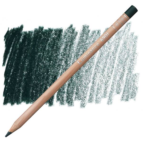 Carandache Artist Luminance Pencil 6901-739 Dark Sap Green - 1