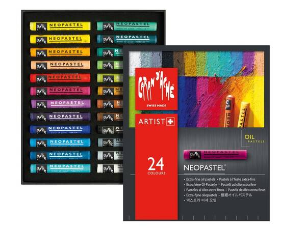 Carandache Neopastel Oil Pastel 24′lü Set 7400-324
