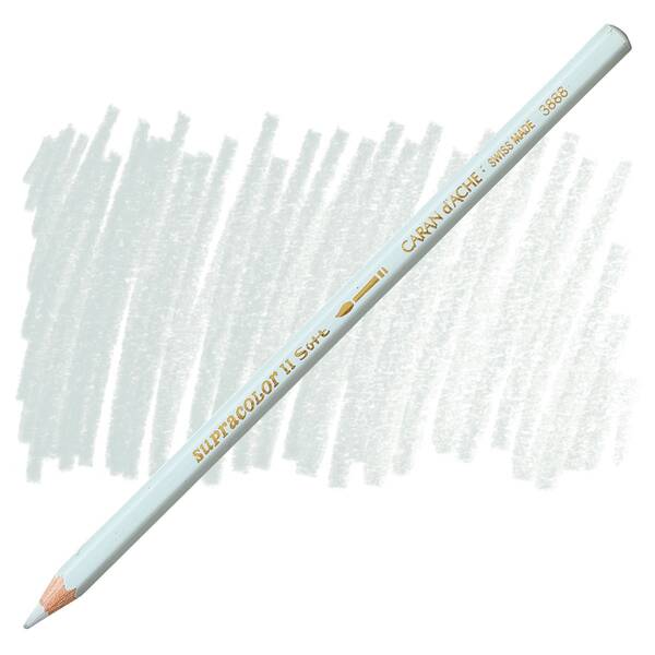 Carandache Supracolor Kuruboya Kalemi 3888-002 Silver Gray - 1