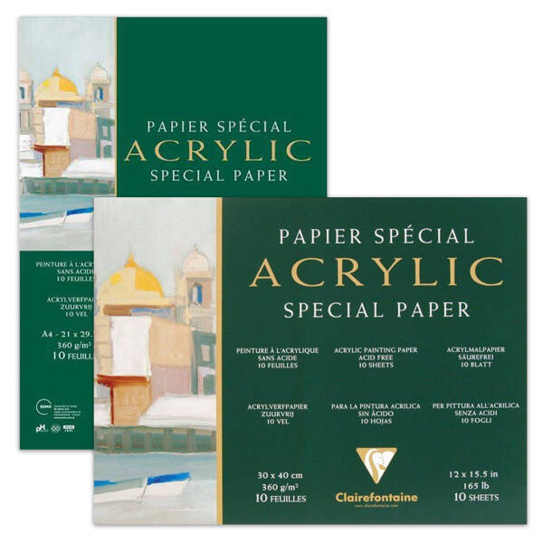 Clairefontaine Akrilik Boya Defterleri - 1