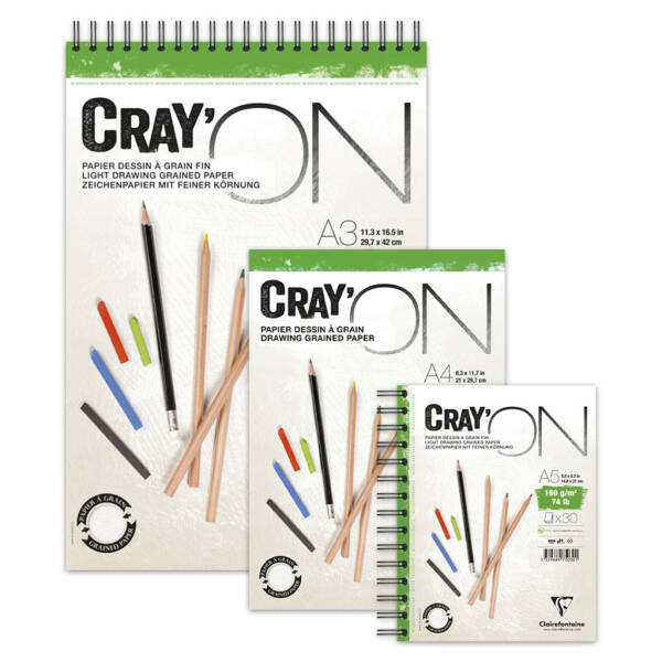 Clairefontaine Cray-On Eskiz Defterleri - 1