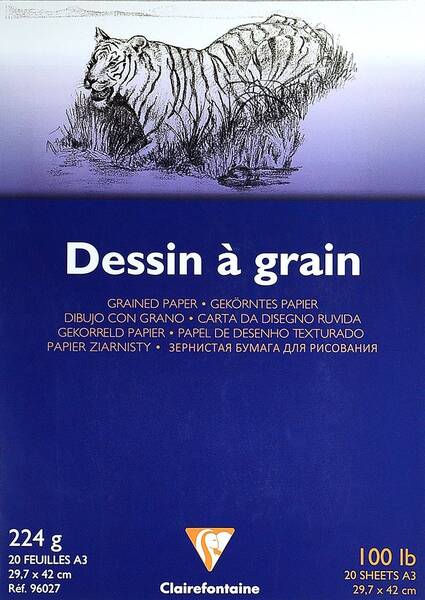 Clairefontaine Dessin A Grain Çizim Defteri A3 224gr 20 Yaprak