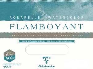 Clairefontaine Flamboyant Suluboya Defteri 24X32 250G 10 Yaprak - Clairefontaine