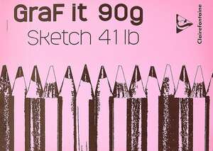 Clairefontaine Graf-It Çizim Defteri A4 90gr 80 Yaprak - Clairefontaine