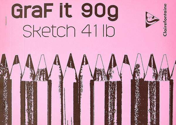 Clairefontaine Graf-It Çizim Defteri A4 90gr 80 Yaprak - 1