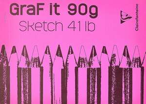 Clairefontaine Graf-It Çizim Defteri A4 90gr 80 Yaprak - Thumbnail