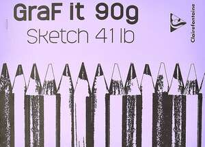 Clairefontaine Graf-It Çizim Defteri A4 90gr 80 Yaprak - Thumbnail