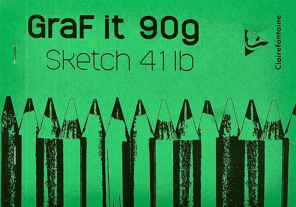 Clairefontaine Graf-It Çizim Defteri A5 90gr 80 Yaprak - 1