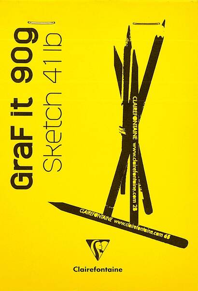 Clairefontaine Graf-It Çizim Defteri A6 90gr 80 Yaprak - 3