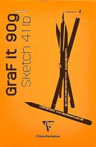 Clairefontaine Graf-It Çizim Defteri A6 90gr 80 Yaprak - Clairefontaine