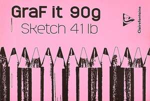 Clairefontaine Graf-It Çizim Defteri A6 90gr 80 Yaprak - Thumbnail
