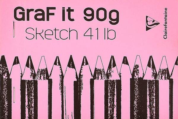 Clairefontaine Graf-It Çizim Defteri A6 90gr 80 Yaprak