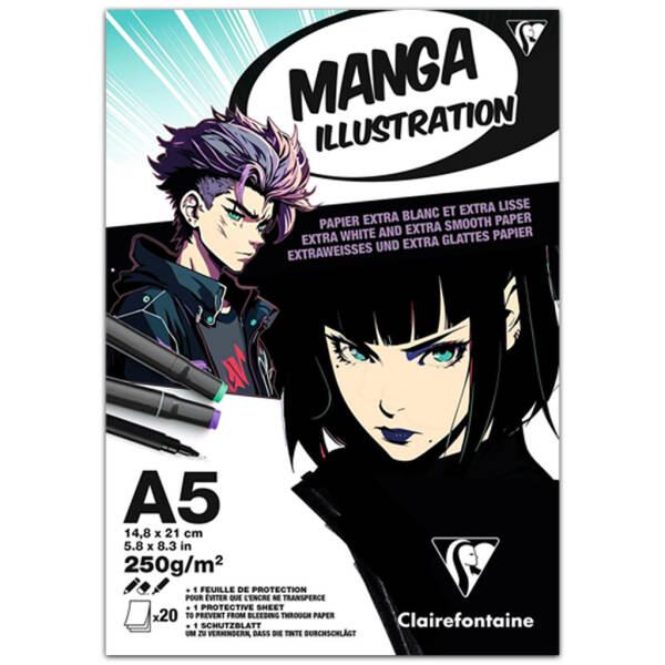 Clairefontaine Manga Paper Marker Defterleri - 4