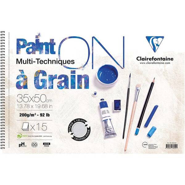 Clairefontaine Paint-On A Grain Multi Teknik Çizim Defterleri - 5