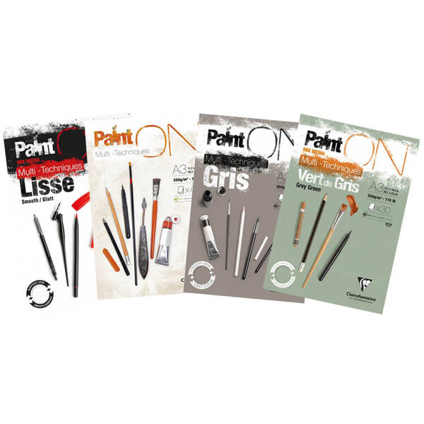 Clairefontaine Paint-On Multi Teknik Çizim Defterleri - 1