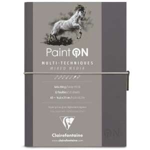 Clairefontaine Paint-On Multi Teknik Deri Ciltli Çizim Defterleri - 2