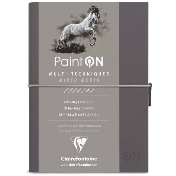 Clairefontaine Paint-On Multi Teknik Deri Ciltli Çizim Defterleri - 2