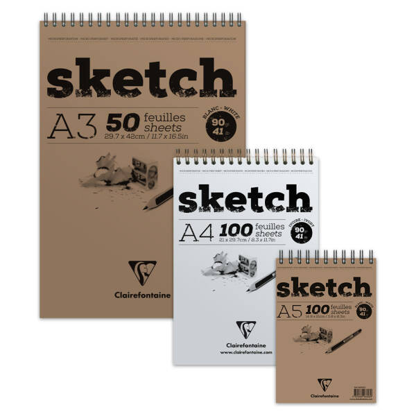 Clairefontaine Sketch Pad Eskiz Defterleri - 1