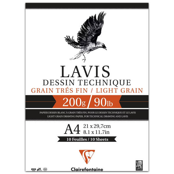 Clairfontaine Lavis Multi Teknik Defter A4 200gr 20 Yaprak - 1