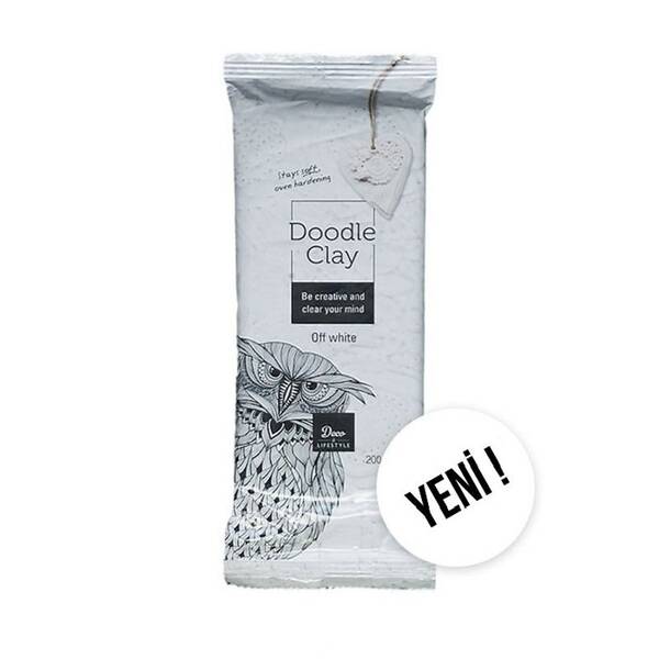 Creall Deco Lıfe Style Doodle Clay 200Gr Off White