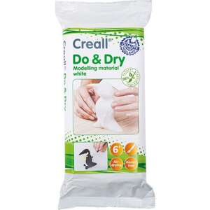 Creall - Creall Do&Dry Hava İle Kuruyan Seramik Hamuru 500gr Beyaz
